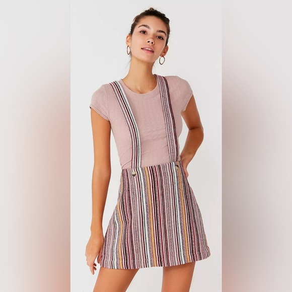Urban Outfitters Dresses & Skirts - Bohemian Urban Outfitters Bellamy Striped Skirtall Overall Size Small Petite